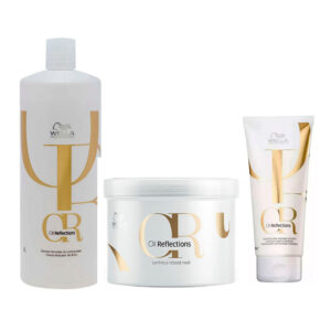 Wella Professionals Oil Reflections Kit – Shampoo + Condicionador + Máscara Kit